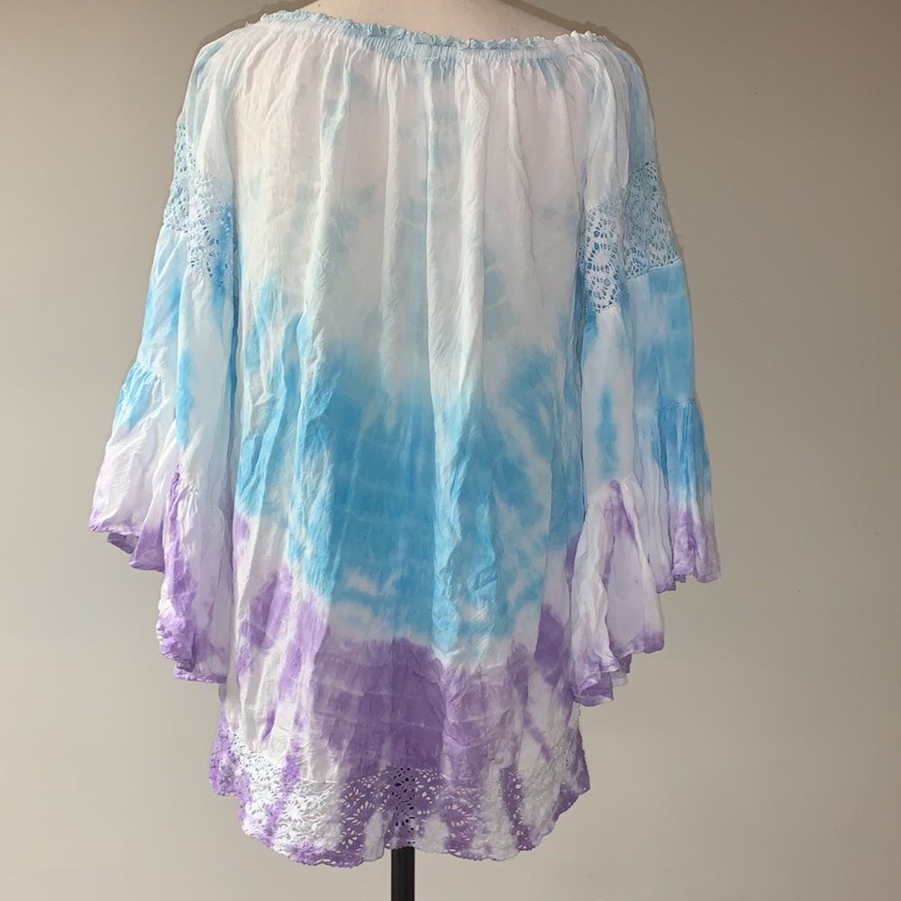 Surf Gypsy Tie Dye Swim Cover Up Small - Picture 2 of 8